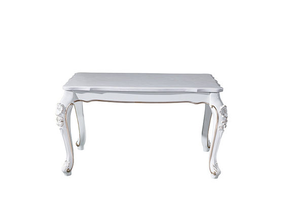 यूरोपीय 130x80x76cm परिवार स्टाइलिश संगमरमर खाने की मेज